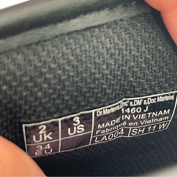 Dr. Martens Girls 1460 Boots Pink Patent Leather Zipped 3 - Picture 13 of 13